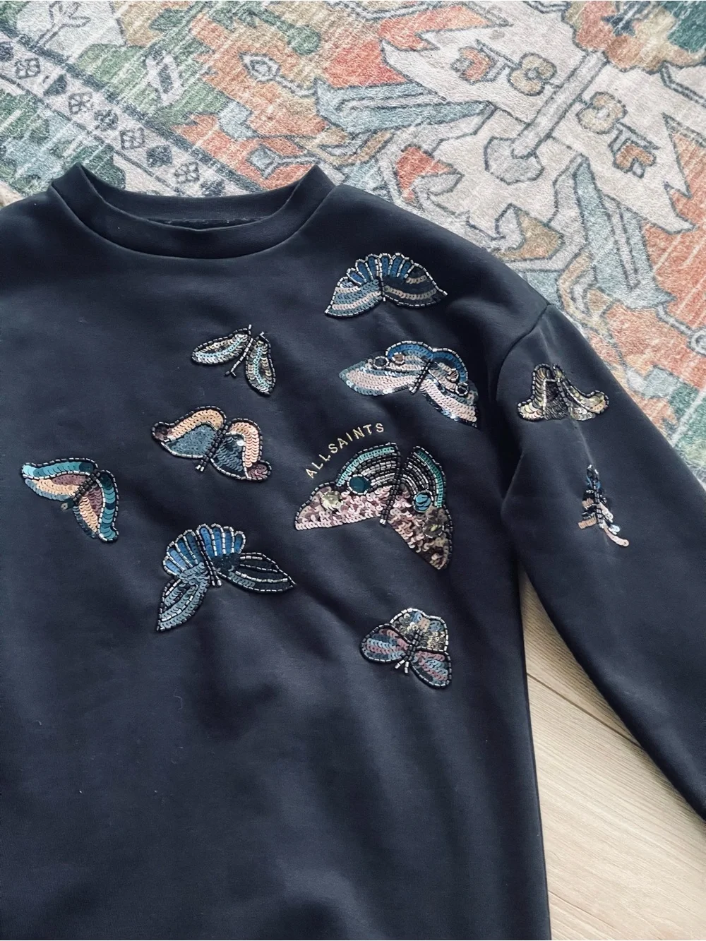 ALL SAINTS Size 7/8 mids butterfly girls dress
